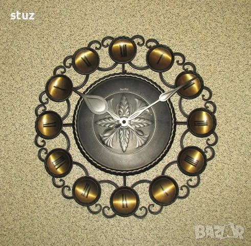 Немски стенен часовник ZentRa / Junghans , снимка 2 - Антикварни и старинни предмети - 53512867