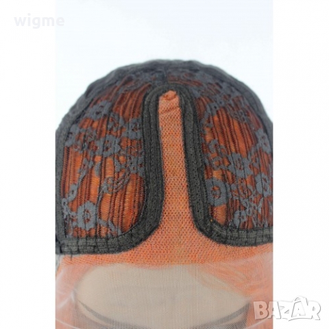 Дълга чуплива яркорижава / оранжева лейс фронт перука Джинджър, снимка 2 - Аксесоари за коса - 36057463