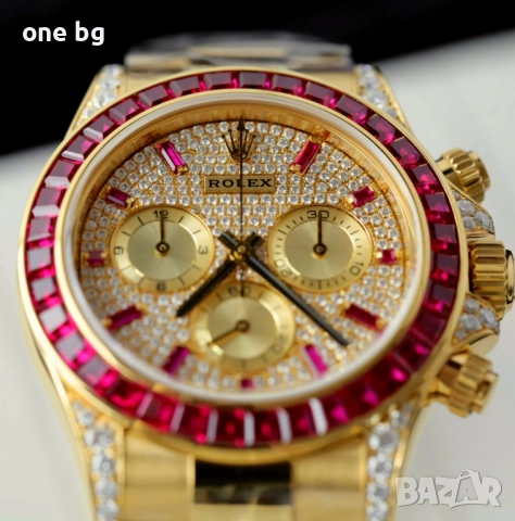 Rolex Cosmograph Daytona Diamond Red Rubin Limited Edition , снимка 4 - Луксозни - 52530724