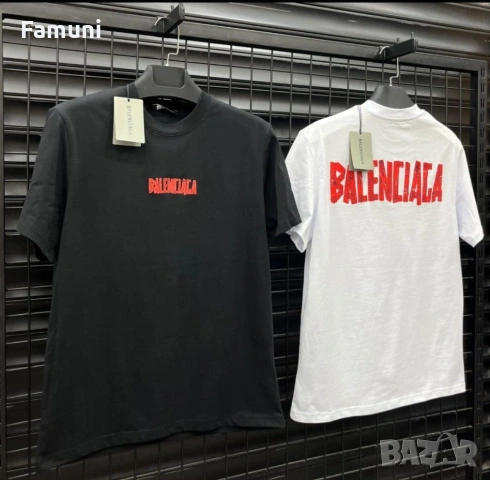 Тениска Balenciaga Bb2 Модел 2026, снимка 2 - Тениски - 53498459