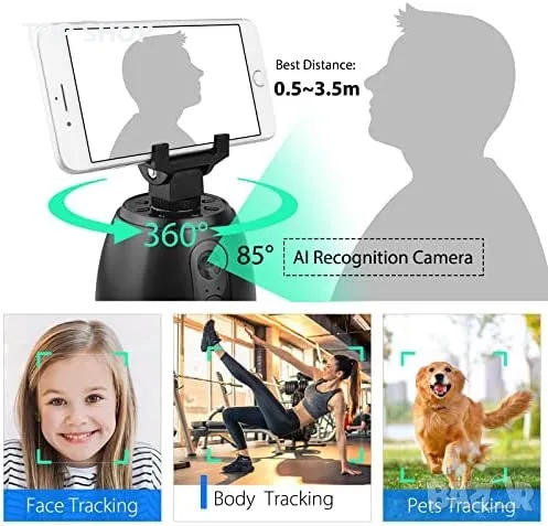 Нова Стойка за мобилен телефон Настолен статив Стабилизатор видео влог, снимка 2 - Селфи стикове, аксесоари - 49202996