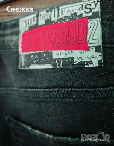 Черни дънки Dsquared2 , снимка 4 - Дънки - 55986490