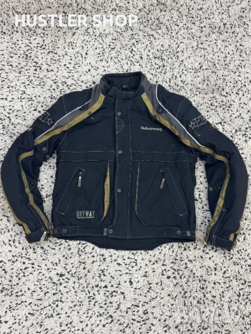 Мъжко мото,моторджийско яке HALVARSSONS.Размер L/52, снимка 3 - Якета - 52508777