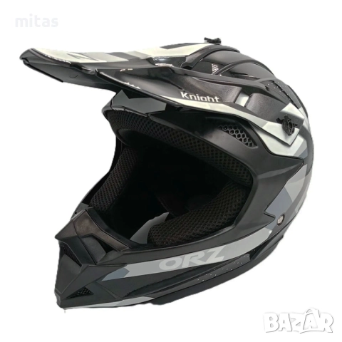 Кросова каска ORZ Sport, Full Face, DOT, Размер: S -Вело, Мото, Скутер, снимка 10 - Аксесоари за велосипеди - 51610532