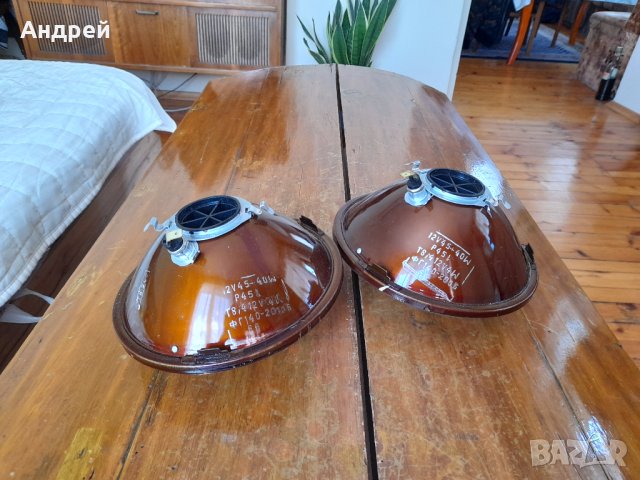 Стар автомобилен фар,фарове, снимка 1