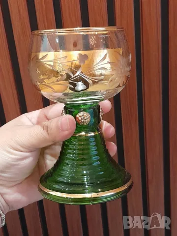 чаши комплект декоративни стъклени , снимка 4 - Чаши - 55778889