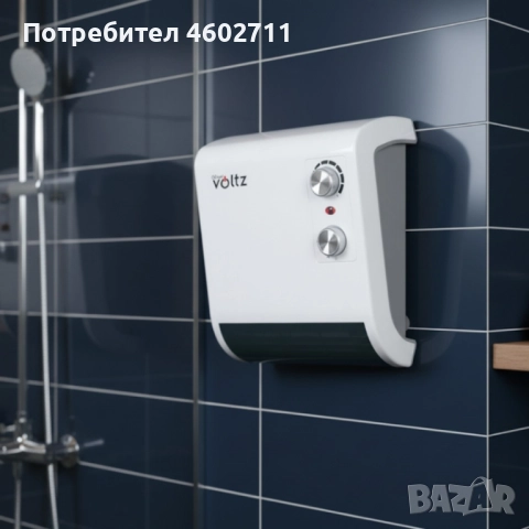 Водоустойчива и отоплителна печка за баня 