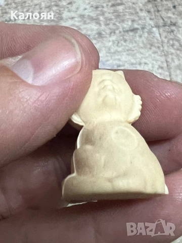 Играчка малка фигурка гумена на котка от ГДР, снимка 6 - Фигурки - 50558594