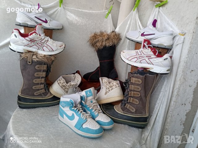 Nike® AIR Jordan® унисекс маратонки кецове баскет кецове, синьо белите Nike® AIR Jordan®, 39 - 40, снимка 10 - Маратонки - 44244312