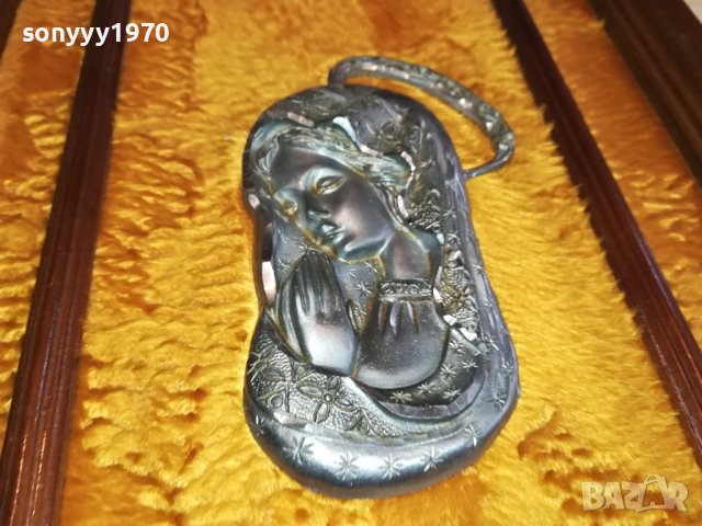 богородица-картина от германия 2002241551, снимка 9 - Антикварни и старинни предмети - 44387395