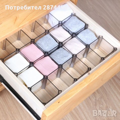 2037 Акрилен органайзер за чекмеджета с 6 отделения, снимка 6 - Други стоки за дома - 35761352