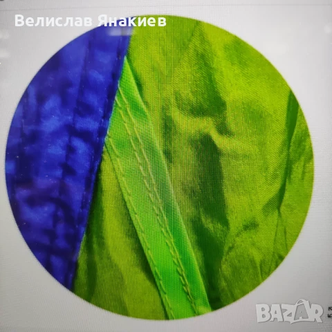 Висящ стол Maxima - 150 x 60 cm, с надуваема възглавница, зелен, снимка 3 - Градински мебели, декорация  - 51302591