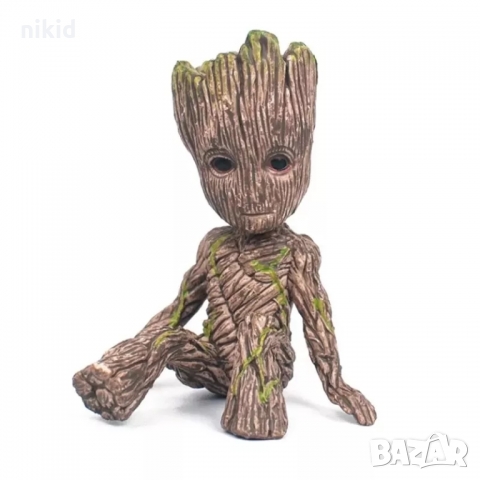 Пазители на Галактиката Marvel Guardians of the Galaxy Groot Груут пластмасова фигурка играчка торта, снимка 4 - Фигурки - 33456511