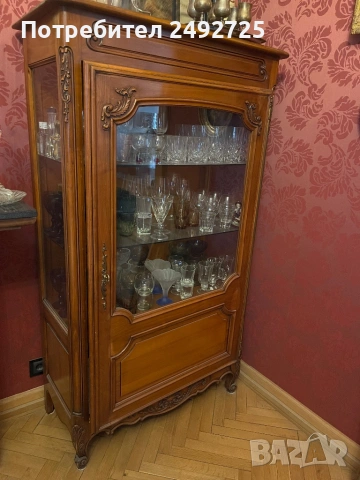 ✅витрина барок стъкло, масив