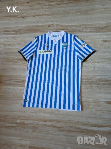 Оригинална мъжка тениска Macron M Performance System x Spal F.C. / Season 19-20 (Home), снимка 2 - Тениски - 41941132