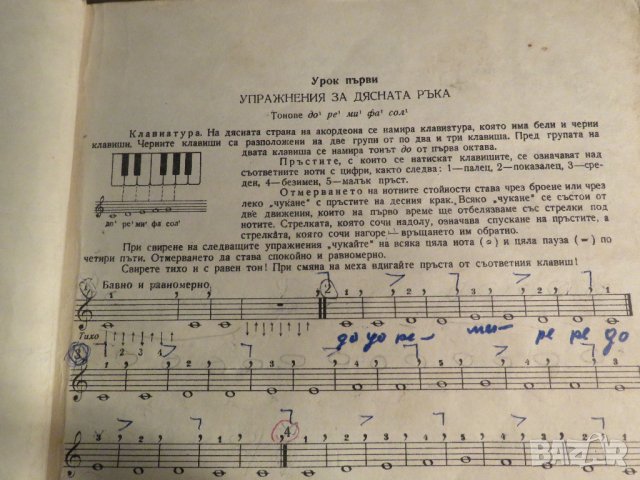 школа за акордеон, учебник за акордеон Научи се сам да свириш на акордеон 1960те , снимка 4 - Акордеони - 35662290