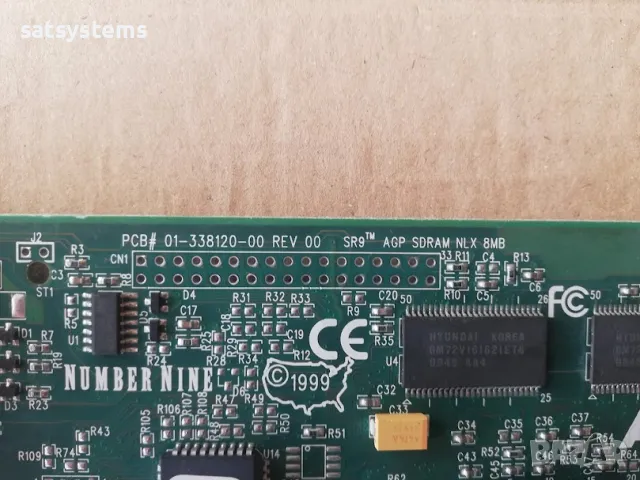 Видео карта IBM Number Nine SR9 8MB AGP, снимка 7 - Видеокарти - 47841208