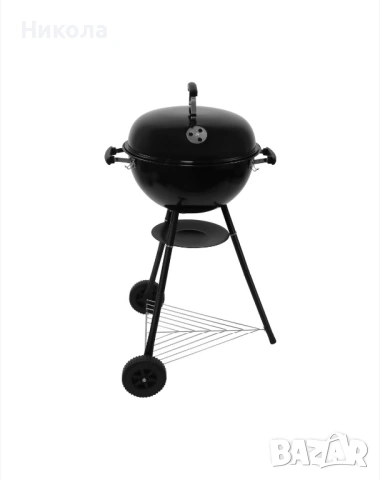 Продавам Електрическо барбекю на дървени въглища Gregman Roast 60, бързо нагряване, колела за трансп, снимка 6 - Друга електроника - 53420842