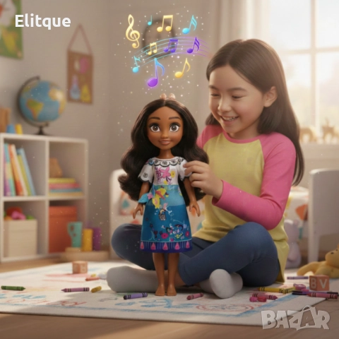 Кукла Magic Girl с очила и музика – Идеален Коледен подарък за малките модни любители, снимка 3 - Кукли - 52888574