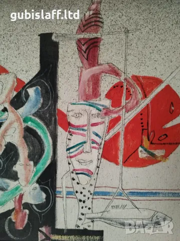 Картина, композиция, худ. Николай Панайотов, 2008 г., снимка 3 - Картини - 49935645