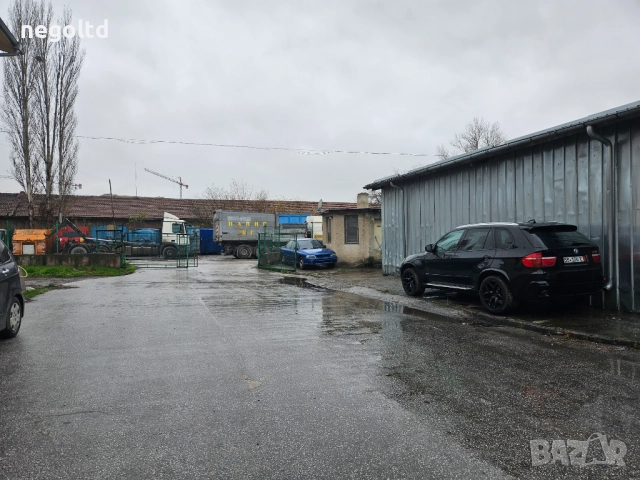 ОТ СОБСТВЕНИК! Склад под наем Пловдив Брезовско шосе ! 900 кв.м +100 навес! Голям двор