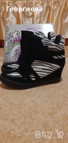 Дамски Боти Mat Star НОВИ !!! 35 номер, снимка 2 - Дамски боти - 48554905