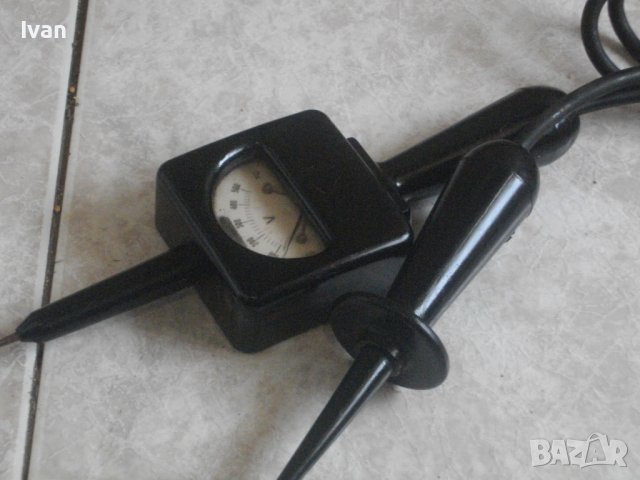 Старо Немско Качество Волтметър /0-750V/-RT 0-750V/VEB 0-500V/Wobla 100-500V/ С Глим Лампа, снимка 10 - Други инструменти - 40651835