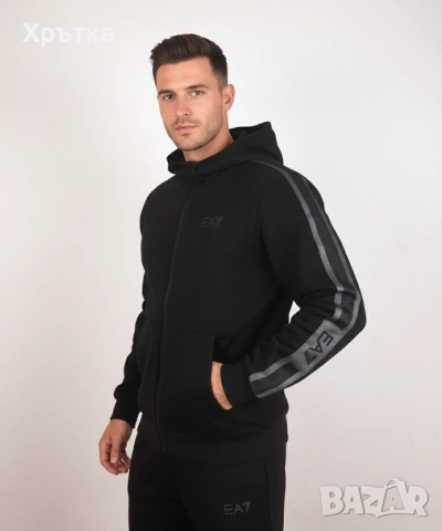 Emporio Armani EA7 - Оригинално мъжко горнище с качулка размер L, снимка 1