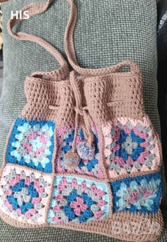 Дамски плетени чанти, ръчно изработени, модерна визия, снимка 4 - Чанти - 34899131