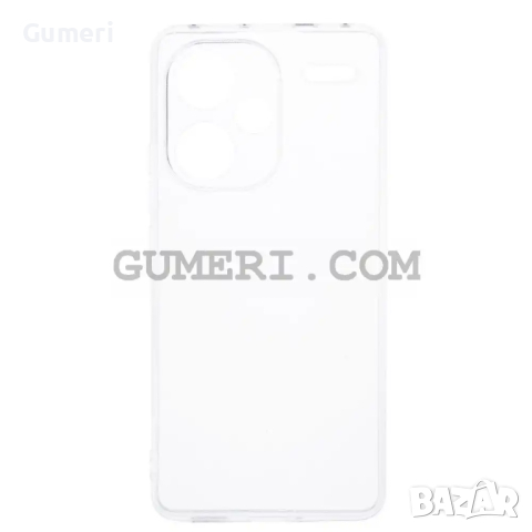 Силиконов Гръб Със Защита За Камерата За Xiaomi Redmi Note 13 Pro+, снимка 2 - Калъфи, кейсове - 44934002