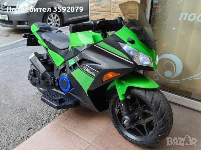 Децки мотор Kawasaki Ninja 12V, снимка 9 - Детски велосипеди, триколки и коли - 48746405