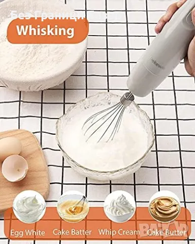 Нов 3 в 1 електрически пасатор 800W, 12 скорости за смутита и сосове, снимка 5 - Чопъри и пасатори - 48203653