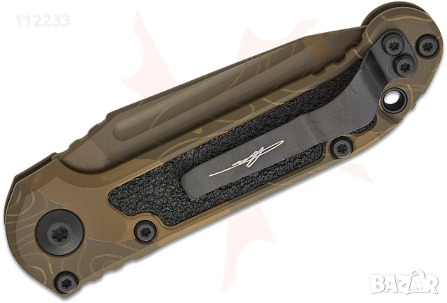 Microtech LUDT Gen III T/E Signature Automatic Knife Badlands Camo Aluminum M390MK by Tony Marfione, снимка 14 - Ножове - 53498719