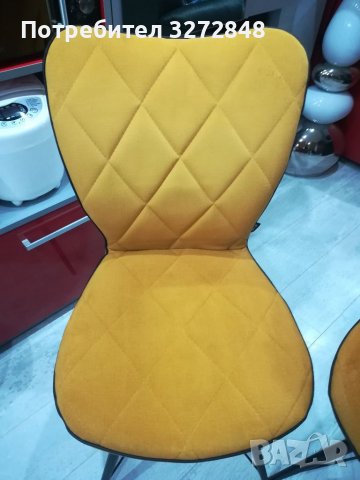 Жълти трапезни столове - 2броя, снимка 11 - Столове - 39184135