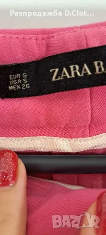 Zara розов панталон S размер  , снимка 4 - Панталони - 48638939