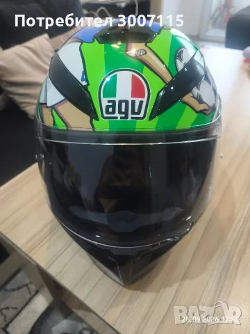 Мото каска AGV K3 sv Rossi Mugello, снимка 2 - Спортна екипировка - 56259906
