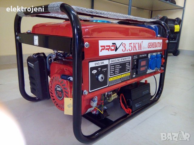 Бензинов генератор за ток 3.5 KW топ качество с меден ротор и статор - 15 модела ГЕНЕРАТОРИ, снимка 5 - Генератори - 27354554