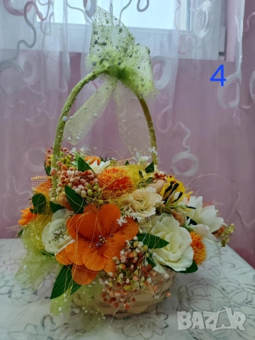 ПРОМО ! Декоративни кошници с вечни цветя / красота за всеки повод !, снимка 7 - Декорация за дома - 53426722