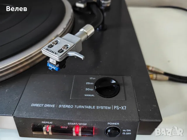 Sony ps-x7, Shure M97xe , снимка 10 - Грамофони - 55971508