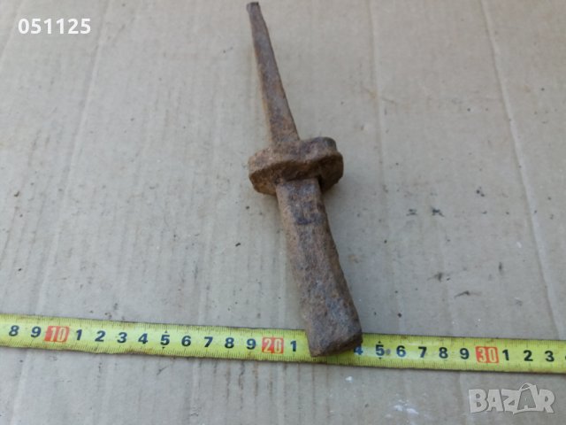 възрожденска подвижна наковалня за кепане на коси , снимка 10 - Антикварни и старинни предмети - 35908000