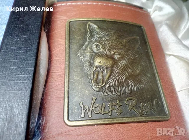 ЛУКСОЗНО ШИШЕ За УИСКИ или ДРУГ АЛКОХОЛ от БЛАГОРОДНА НЕРЪЖДАЕМА СТОМАНА с КУТИЯТА му 47599, снимка 3 - Други ценни предмети - 47708498