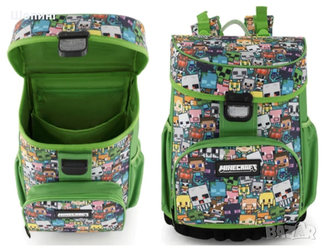 НОВА Ученическа раница Minecraft Ergonomic 
