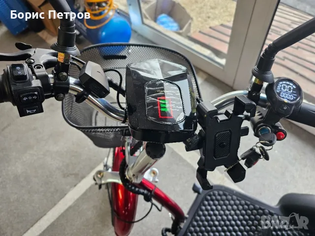 Електрическа триколка VOLT ELECTRIC A3 Traffic 750W Червена, снимка 4 - Мотоциклети и мототехника - 48884698