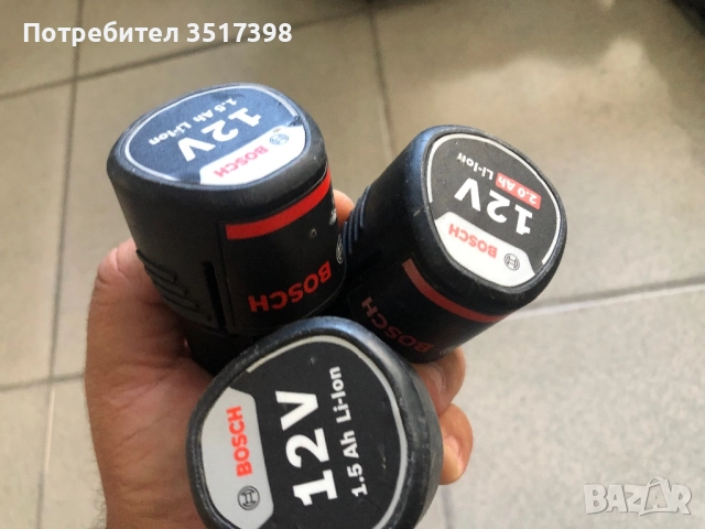 Батерии Bosch 12 V , снимка 4 - Други инструменти - 51563365