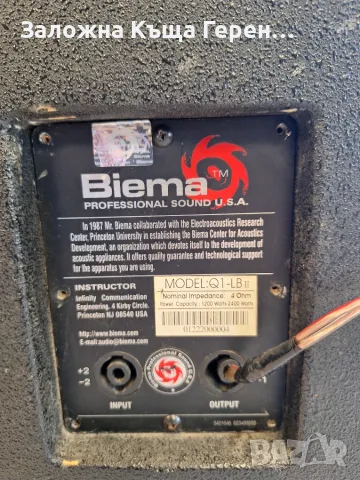 Тон-колона BIEMA 2x18 Q1-LB2, снимка 6 - Тонколони - 55737746