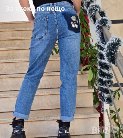 Celine Дамски Сини Дънки Селин, снимка 4 - Дънки - 48514170