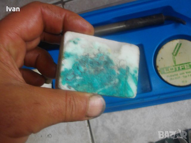 80 Вата-Ел.Поялник-Старо Немско Качество-Пълен Комплект-Тенол/Колофон/Паста/Припой, снимка 13 - Поялници и запояване - 41310227