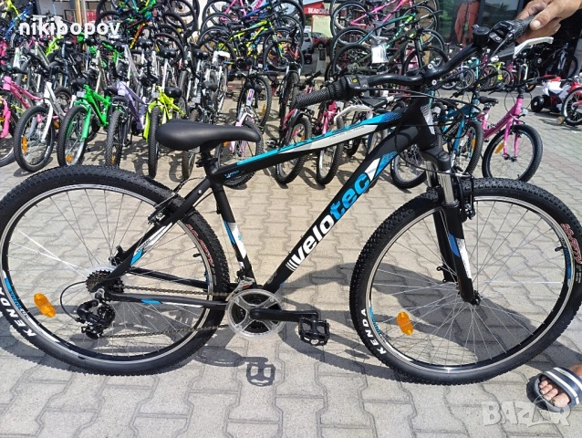 SPRINT Алуминиев велосипед 29" Velotec PRO черен/син, снимка 2 - Велосипеди - 53563910