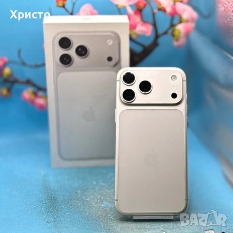 ГАРАНЦИОНЕН!!! Apple iPhone 17 Pro Max, 256GB, 5G, Silver + подарък оригинален адаптер, снимка 5 - Apple iPhone - 53806911