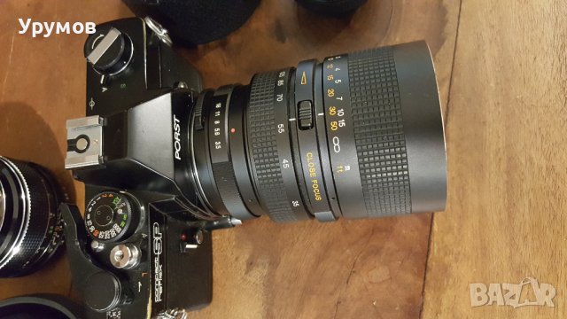 Фотоапарат Porst Compact Reflex SP /Cosina CSR/ с обектив Porst Uni-Zoom 35-105 mm, снимка 4 - Фотоапарати - 39871970